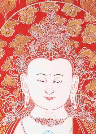 Bodhisattva Chenresig Thangka | Religious Buddhist Painting