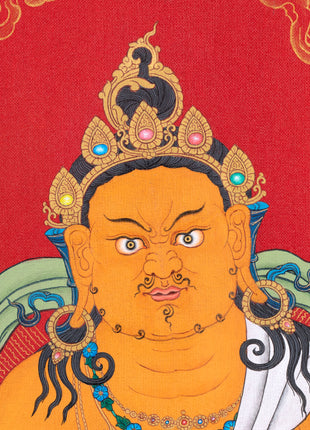 Dzambala Thangka | Buddhist Thangka Painting