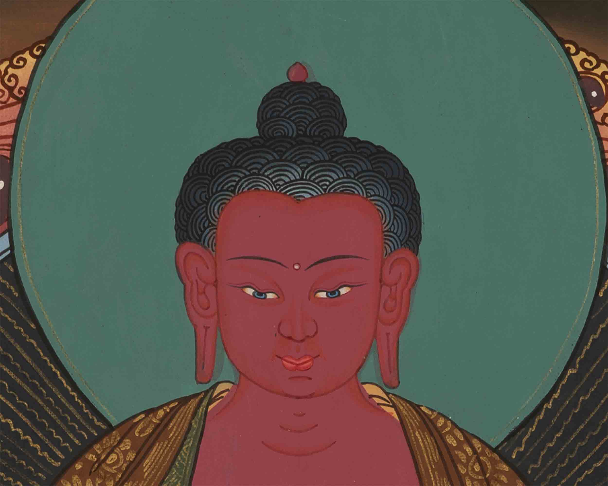 Amitabha Buddha Thangka | Tibetan Buddhist Crafts Wall Hanging
