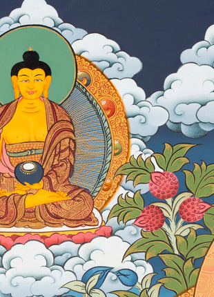 Goddess Green Tara Thangka | Spiritual Wall Art