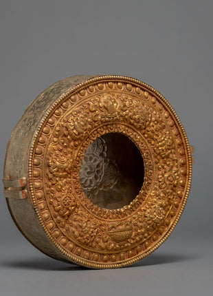 Tibetan Buddhist Ghau Box | Religious Prayer Box | Home Decors