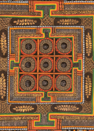 Mantra Mandala Thangka |  Wall Decoration Painting