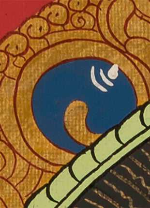 Vajrasattva Shakti Thangka | Religious Wall Decor