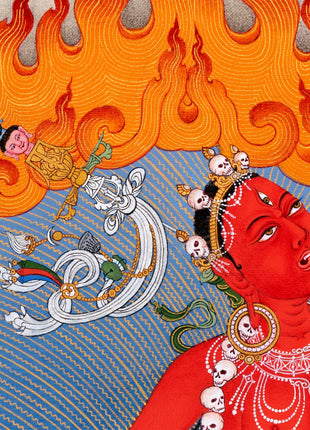 Vajrayogini Thangka | Wrathful Dakini | Female Yidam