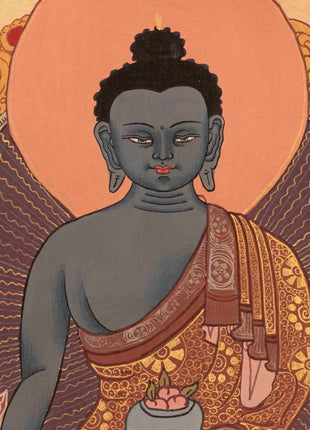 Medicine Buddha | Traditional Tibetan Thangka | Wall Decors