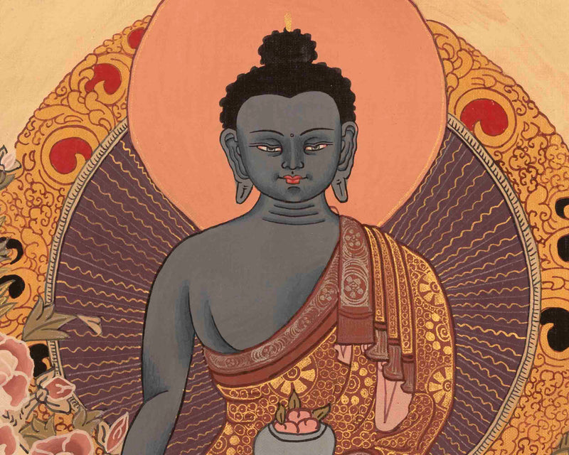 Medicine Buddha | Traditional Tibetan Thangka | Wall Decors