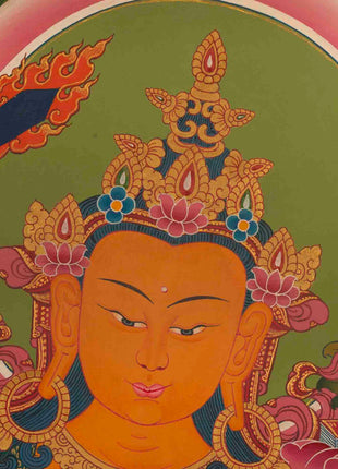 Manjushree Thangka | Bodhisattva Of Wisdom | Wall Decors