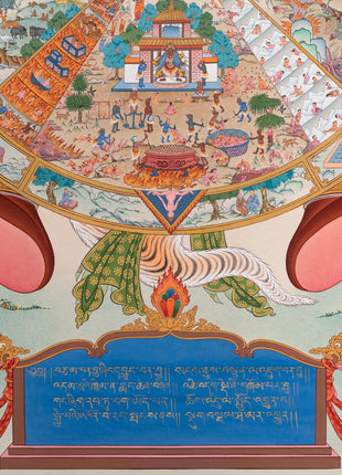 The Wheel Of Life Thangka, Tibetan Bhavachakra Mandala, Buddhist Painting
