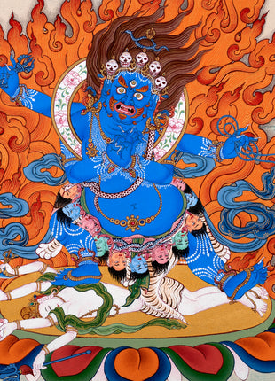 sakya vajrapni thangka