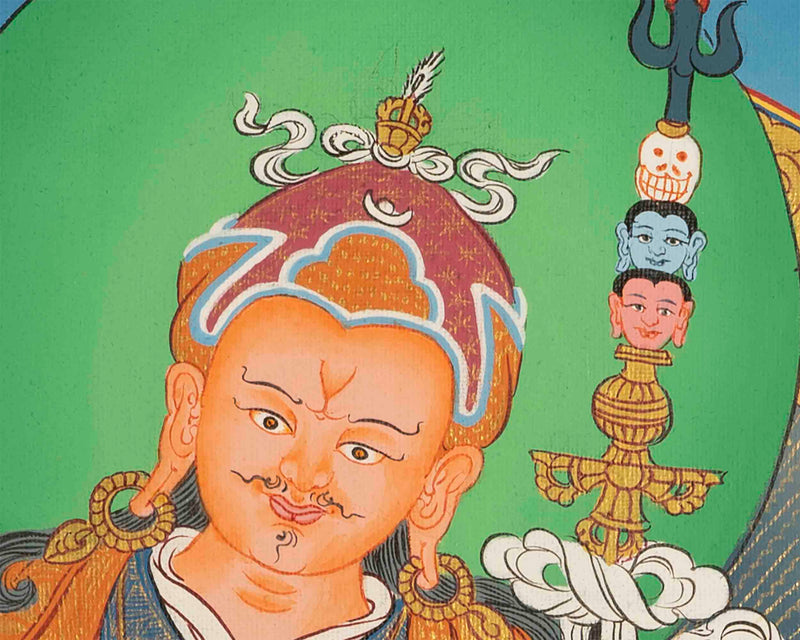 Padmasambhava Guru Rinpoche Thangka | Wall Hanging | Decoration Painting