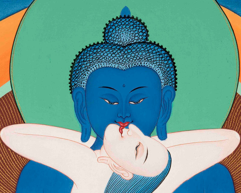 Yab Yum Buddha Thangka | Samantabhadra | Buddhist Artwork