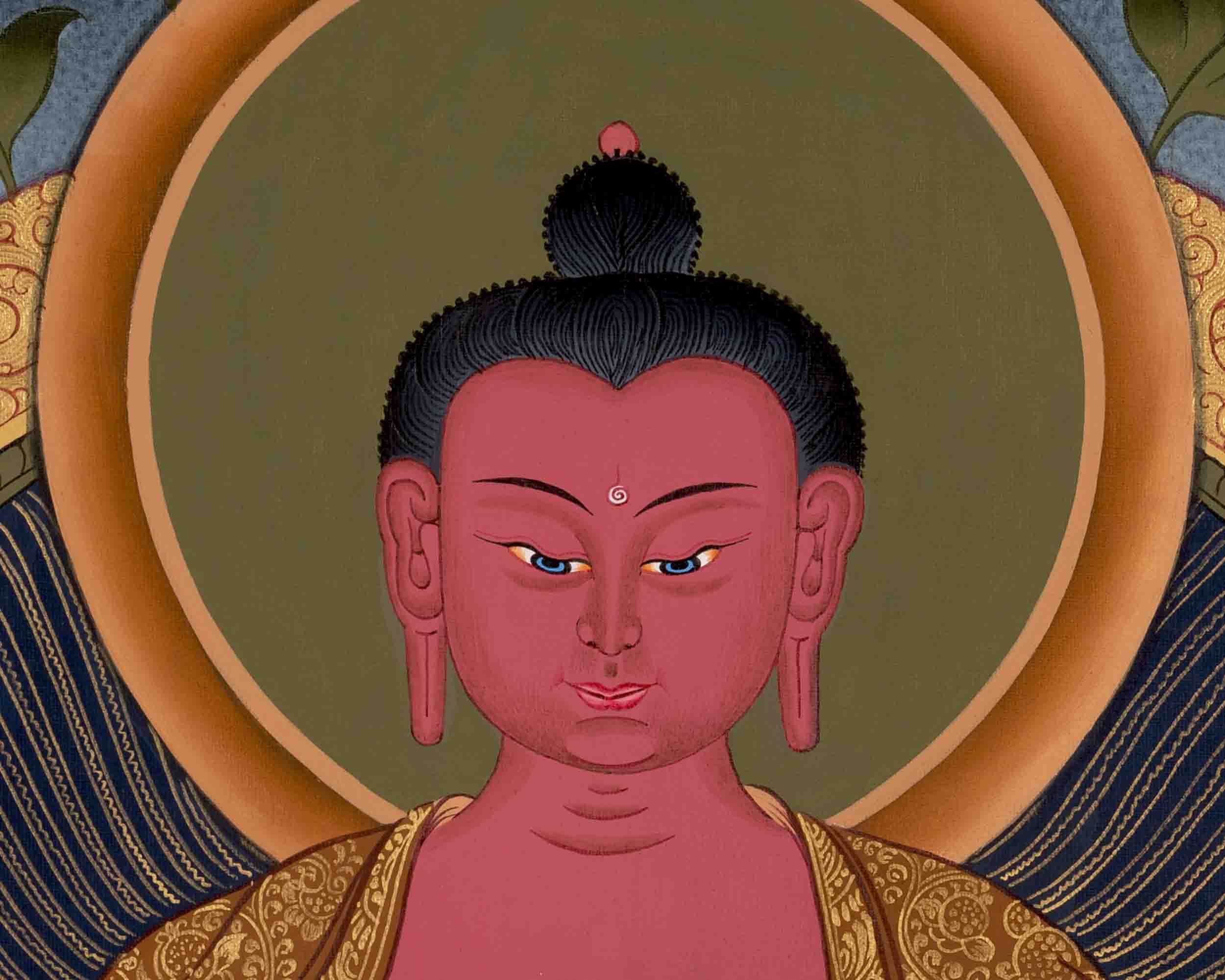 Amitabha Buddha Art | Traditional Tibetan Thangka | Wall Decors