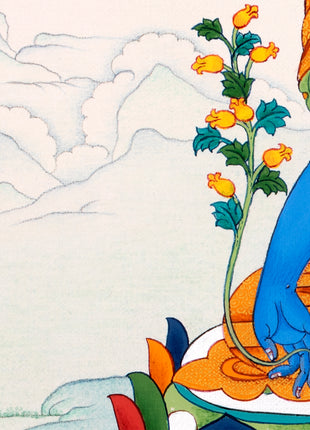 The Medicine Buddha | Tibetan Thangka Painting