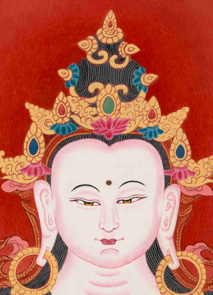 Avalokiteshvara Chengrezig | Traditional Tibetan Thangka | Wall Decors