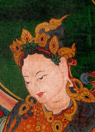 Vintage Padmapani Lokeshvara Art | Tibetan Traditional Thangka | Wall Decors