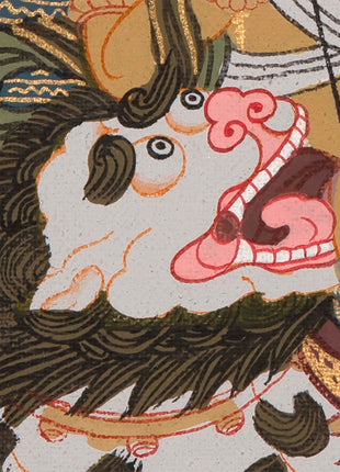 Vaisravana Tibetan Thangka | God Of Wealth | Wall Decors