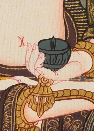 Painting Of Vajrasattva | Tibetan Buddhist Thangka