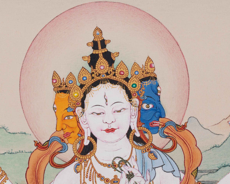 Traditional Himalayan Thangka Namgyalma Mantra Practice | Tibetan Dakini Of Longevity