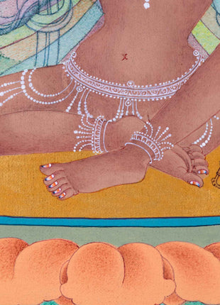 Niguma Yoga Thangka For Daily Practice | Traditional Buddhist Thangka Of Lady Of Illusion