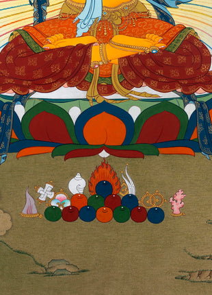 Manjushri Thangka |  Bodhisattva painting | Traditional Thangka