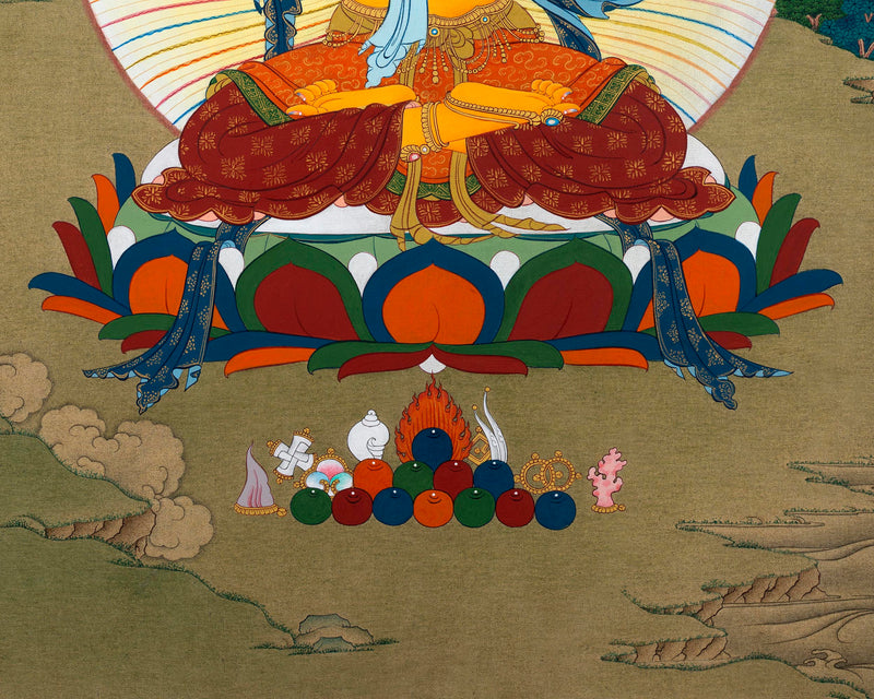 Manjushri Thangka |  Bodhisattva painting | Traditional Thangka