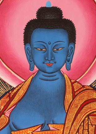 Bhaisajyaguru Thangka | Original Hand-Painted Tibetan Art
