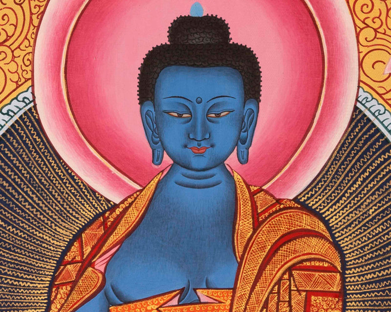 Bhaisajyaguru Thangka | Original Hand-Painted Tibetan Art