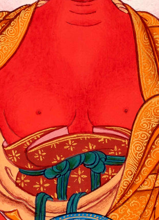 Amitabha Buddha Images Thangka Painting | Hand Painted Art for Meditation