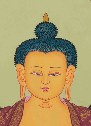 Gautam Buddha Thangka | Original Tibetan Buddhist Religious Painting