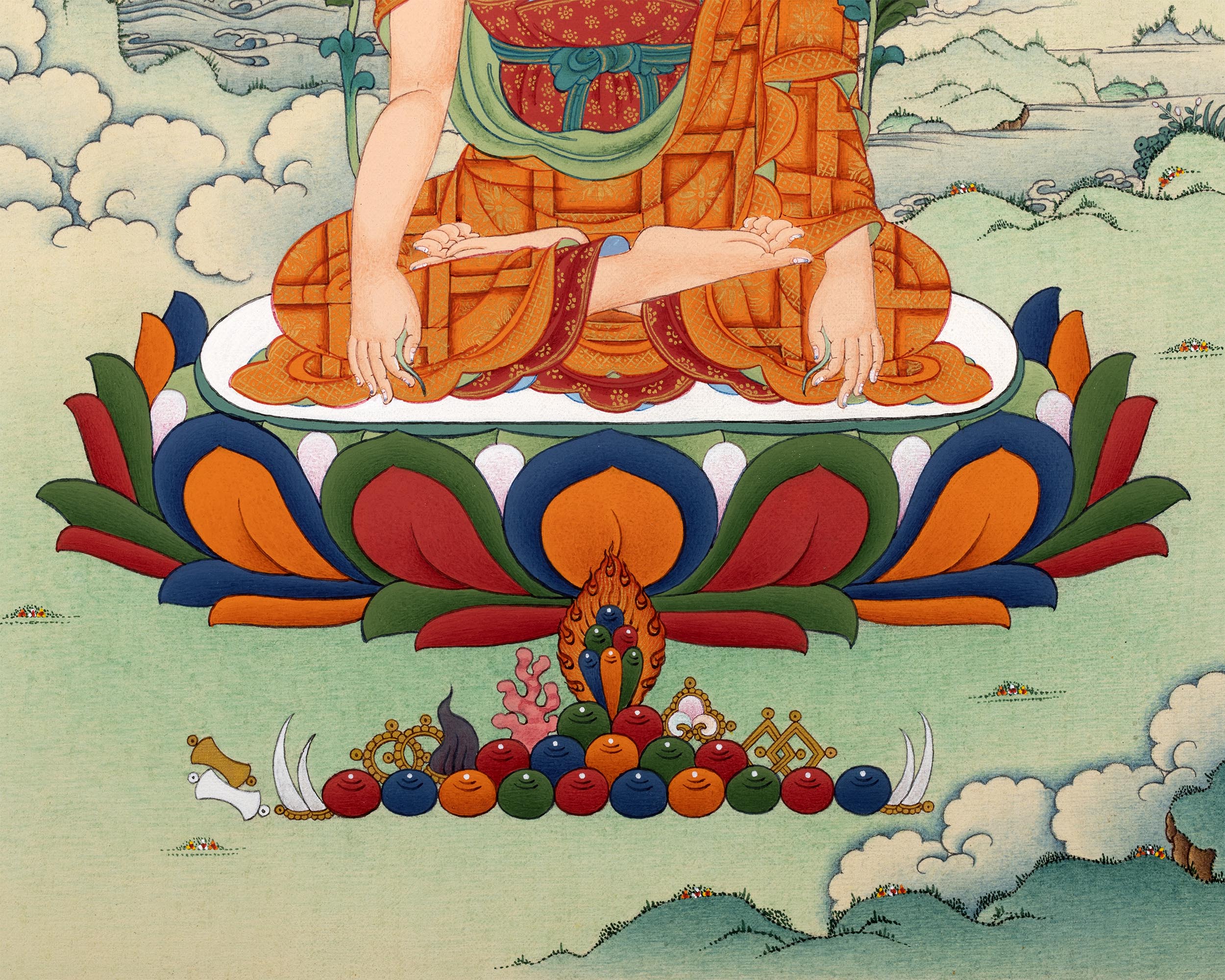 Longchenpa | Traditional Tibetan Thangka