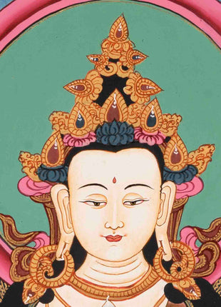 Avalokitesvara Chengrezig Thangka | Religious Painitng | Wall Decors