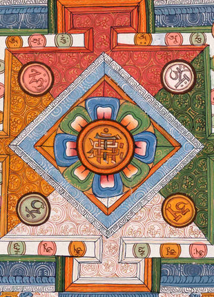 Kalachakra Mantra Symbol  | Wall Decoration