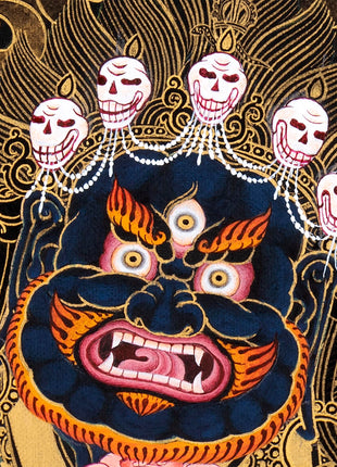Dorje Bernakchen | The Great Black Cloak | Mahakala Thangka