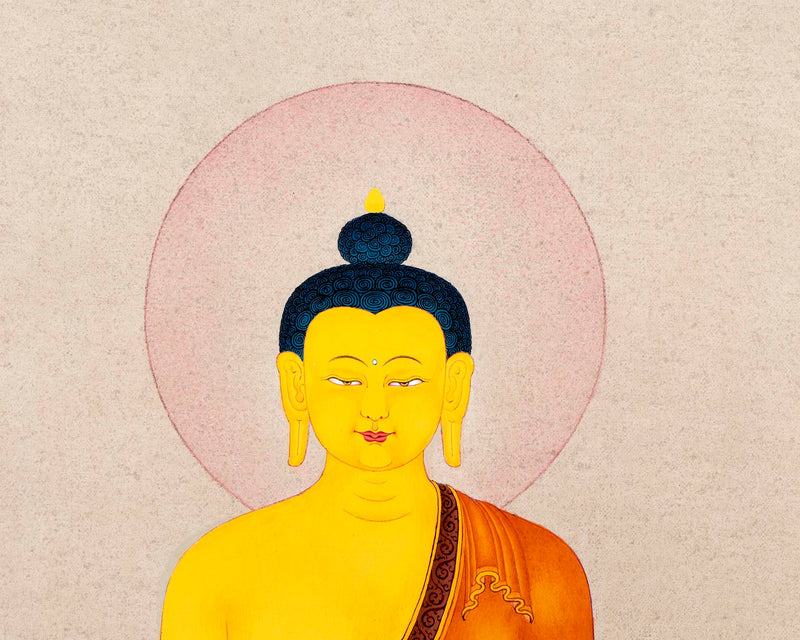 Namo Shakyamuni | Form of Buddha | Tibetan Thangka