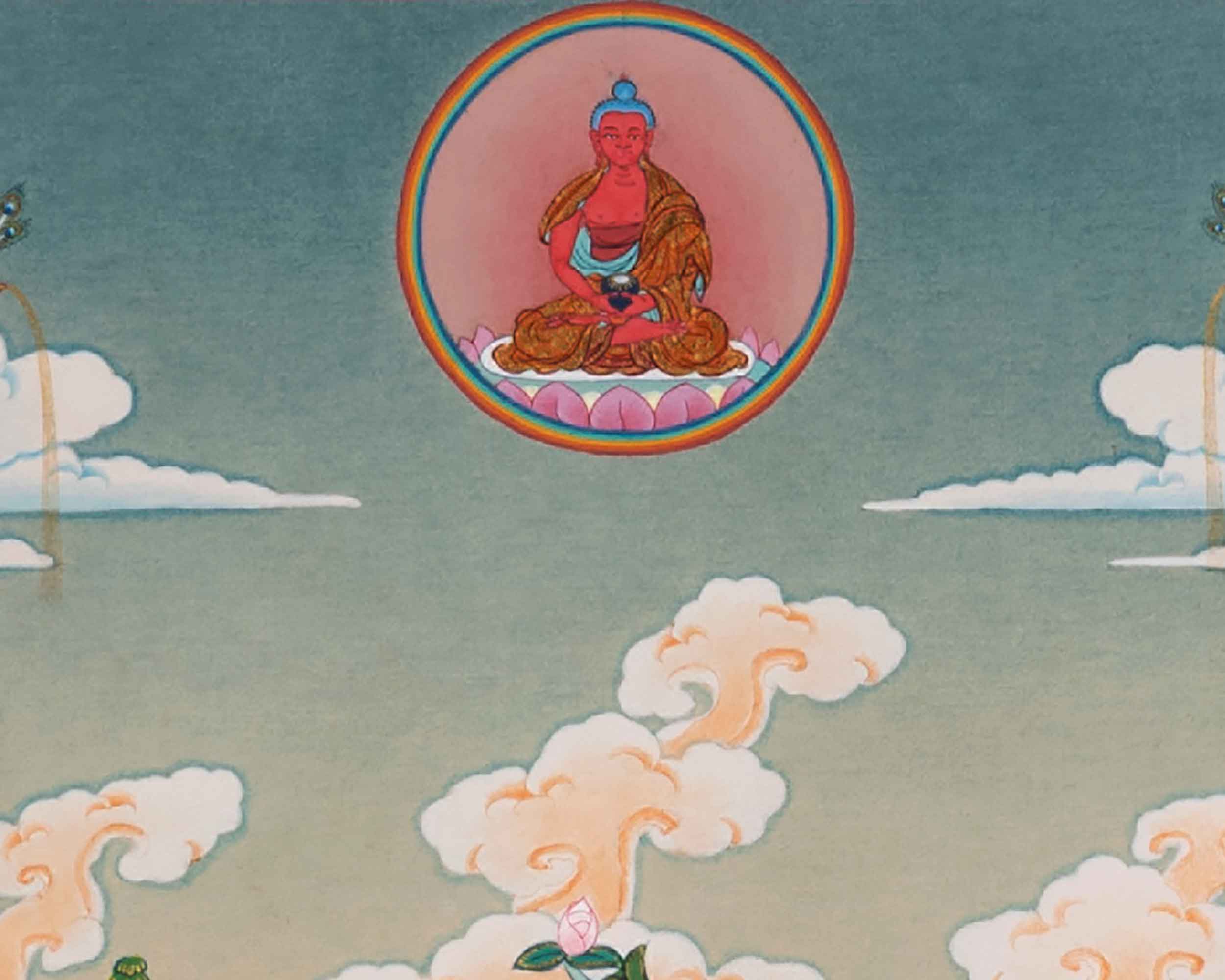 White Tara Healing Thangka | Vajrayana Buddhist Art | Hand-Painted Tara Painting
