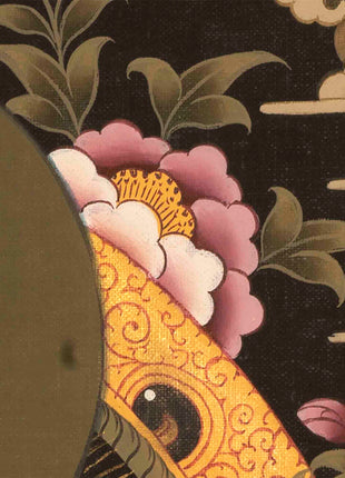 Buddhist Vajrasattva Thangka | Hand-Painted Tibetan Buddhist Thangka