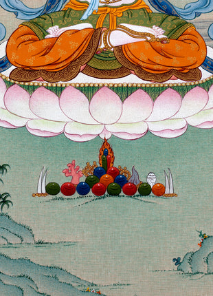 Avalokiteshvara | Chenrezig Buddha Hand-Painted Thangka