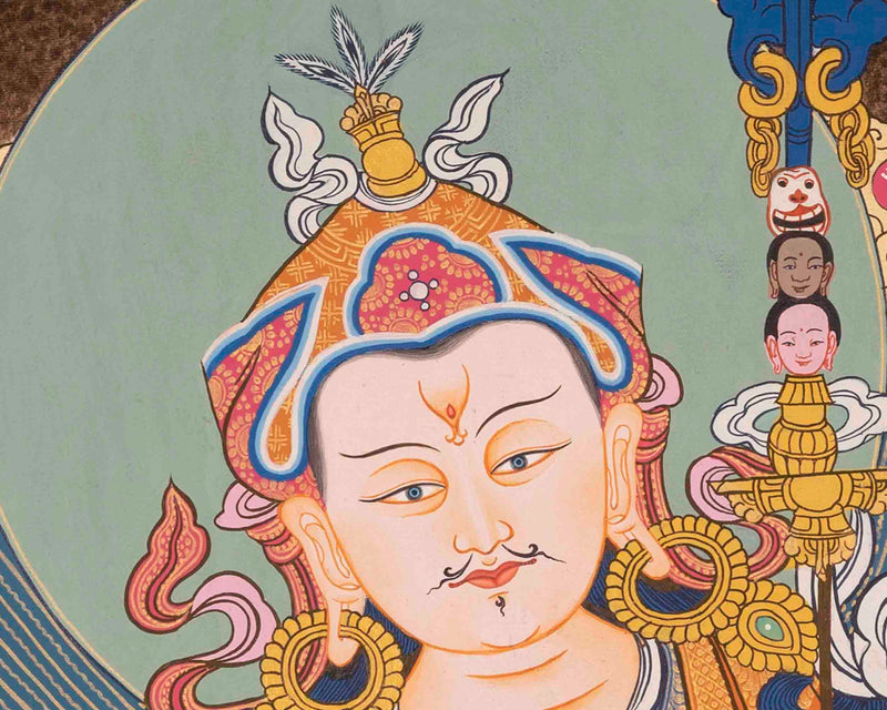 Padmasambhava Guru Rinpoche | Tibetan Thangka | Wall Decors