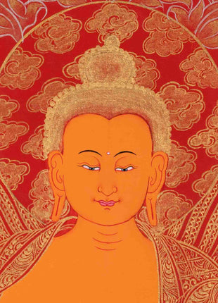Buddha Shakyamuni Thangka | Religious Buddhist Painting | Wall Decors