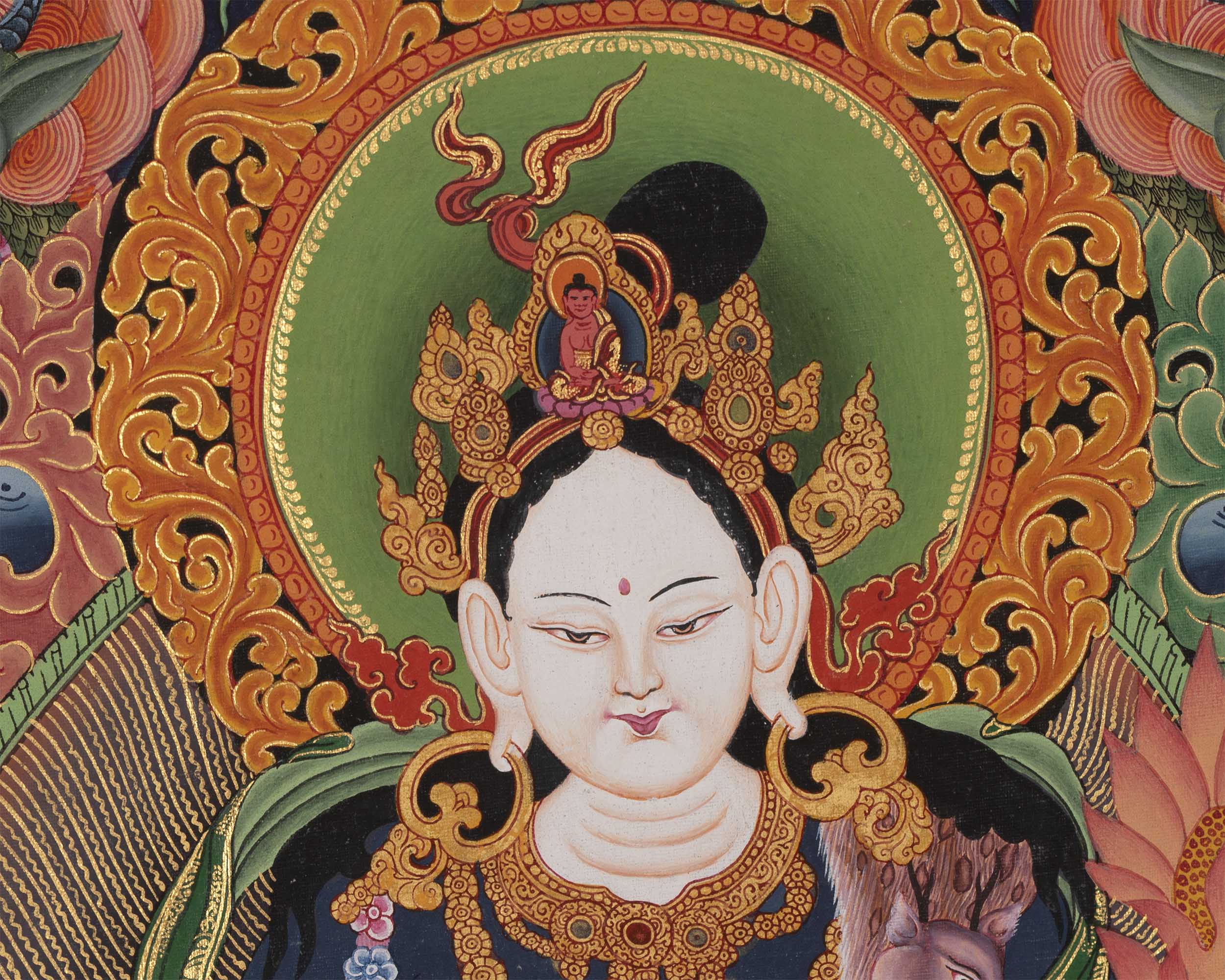 Padmapani Lokeshvara Print | Quality Thangka Painting