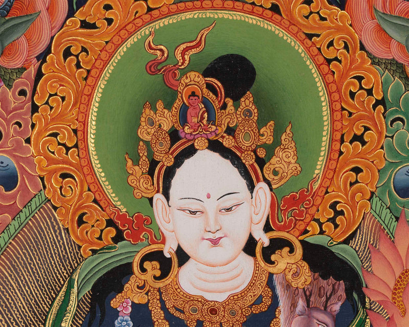 Padmapani Lokeshvara Print | Quality Thangka Painting