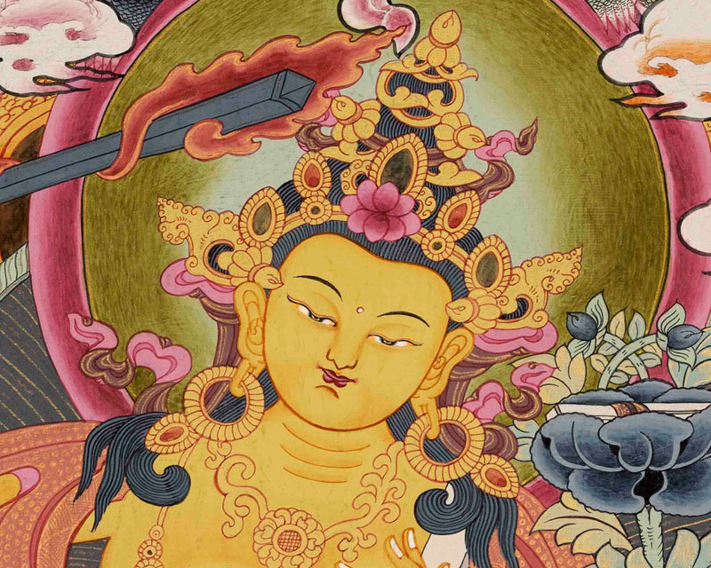 Manjushree Thangka | Wall Decoration Painting