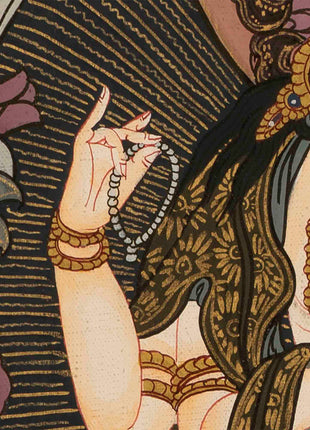 Avalokiteshvara Chengrezig Thangka | Tibetan Buddhist Thangka
