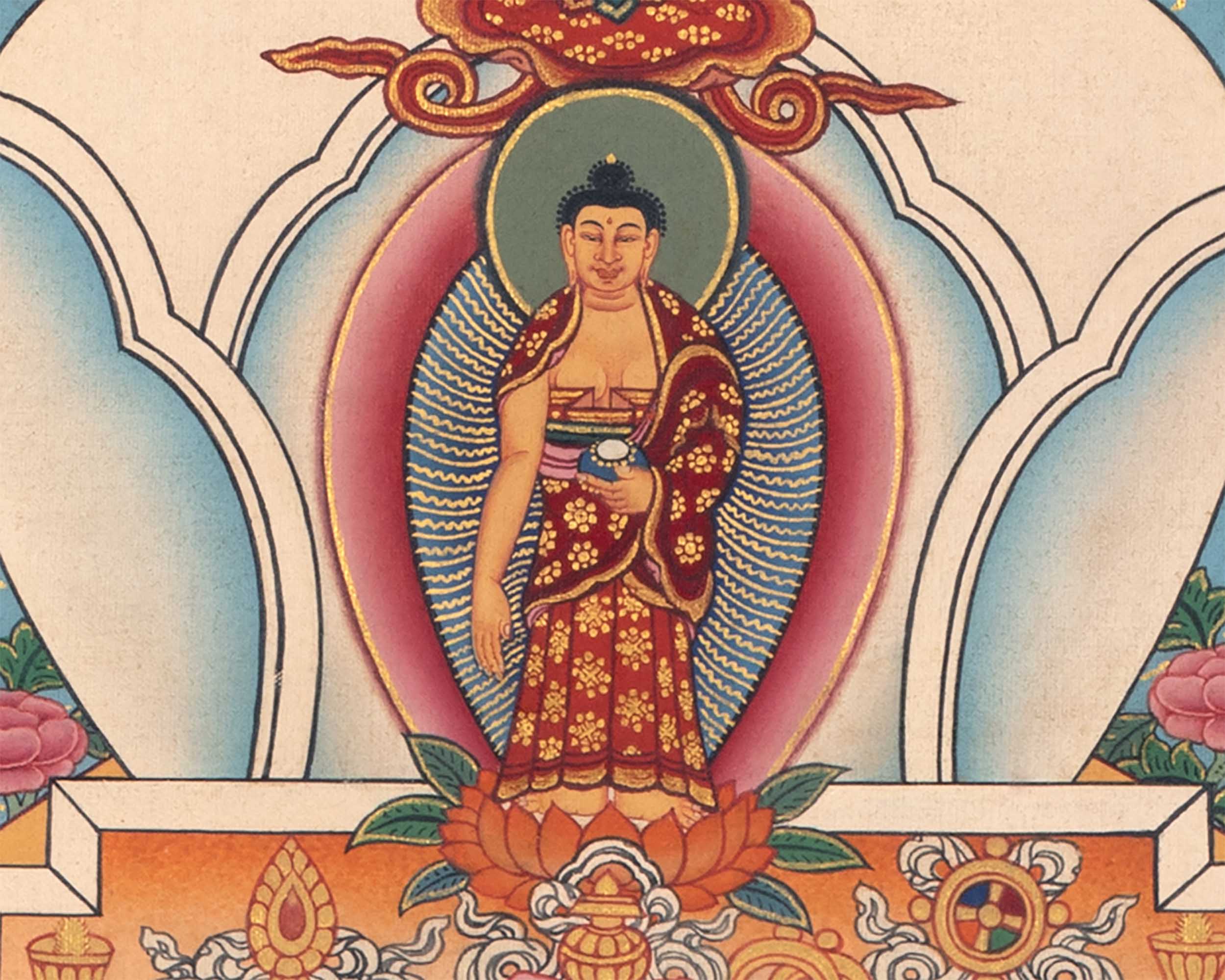 Buddhist Stupa Thangka | Buddhist Painting