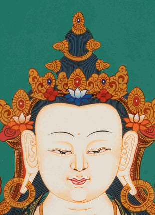Bodhisattva Avalokitesvara Thangka | Handpainted Religious Painting