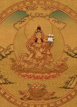 White Tara Mandala Thangka | Wall Decoration Painting