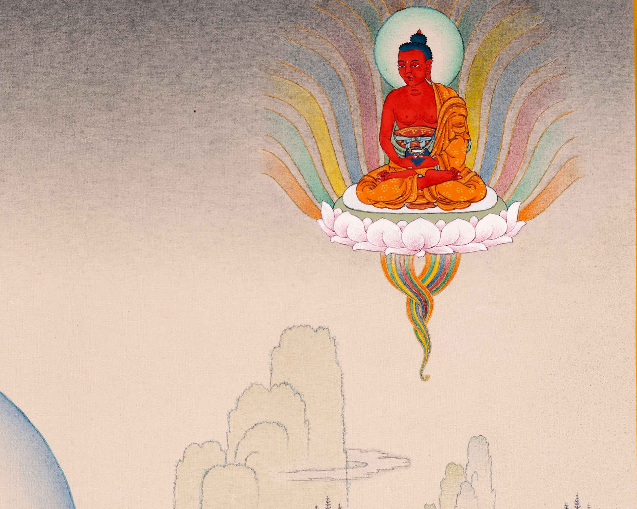 Green Tara Practice Thangka| Traditional Tibetan Hand Painting