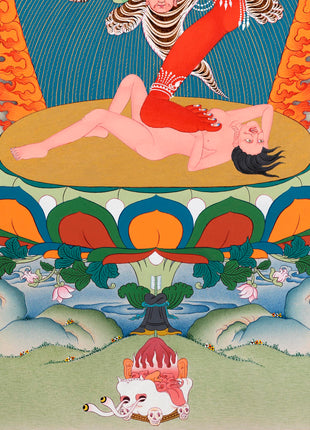 Traditional Kurukulla Thangka | Dakini | Buddhist Painting