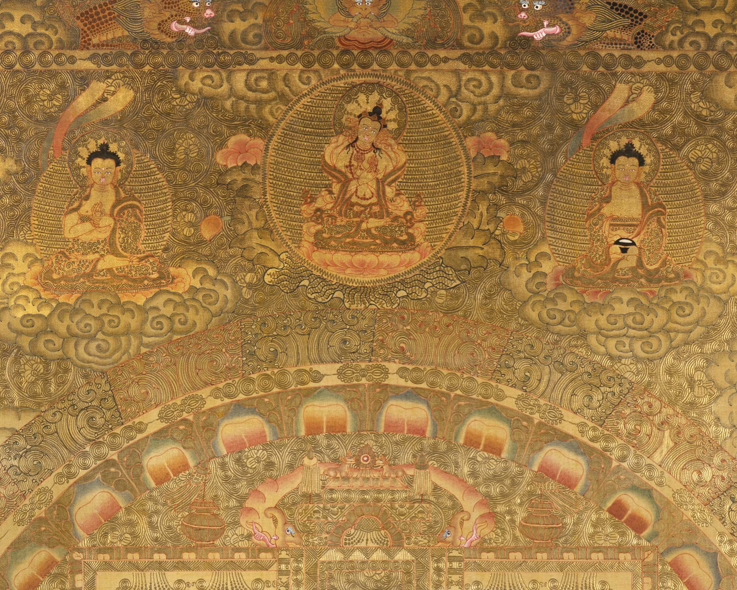 Shakyamuni Buddha Thangka | Mandala Wall Hanging