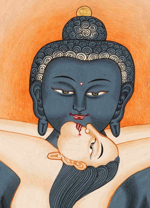 Yab Yum Buddha Thangka | Religious Painting